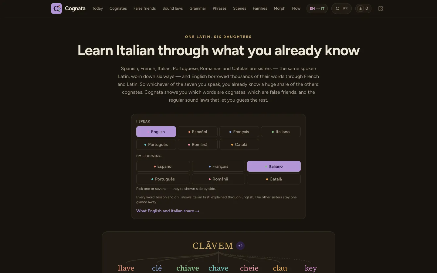 Screenshot of the Cognata homepage